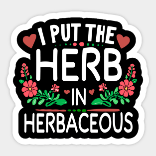 Herbalist Sticker